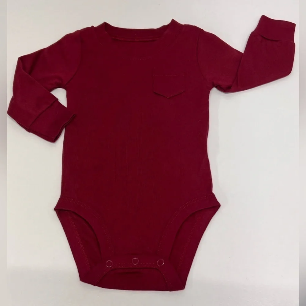 Carter's 4 Piece Infant Baby Set ‘Happiest  Camper’ Pants Long Sleeve Bodysuits